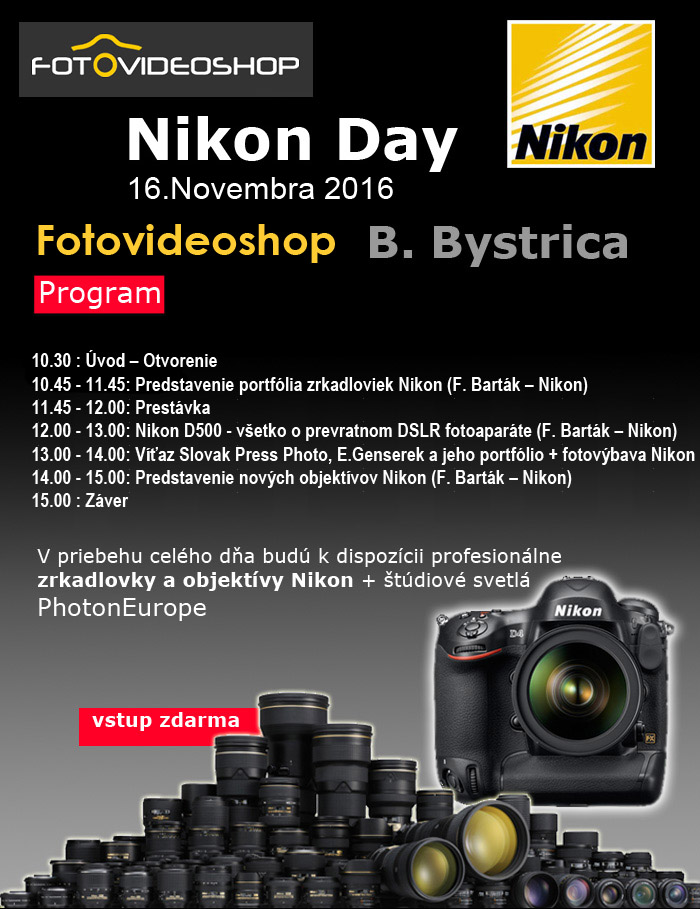 nikon day 2016 fotovideoshop